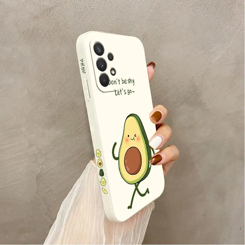 Avocado Family Silicone Phone Case - Stylish and Protective Cover