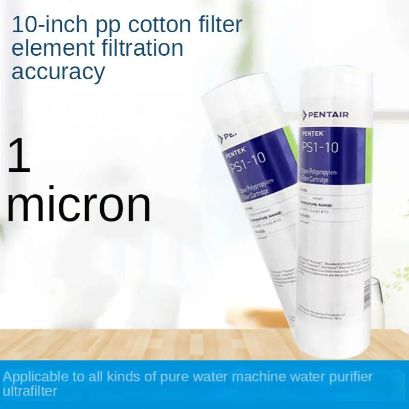 2Pcs 10INCH 1 MICRON PPF/SEDIMENT WATER FILTER CARTRIDGE Water Purifier FOR PENTEK Filter Cartridge Aquarium