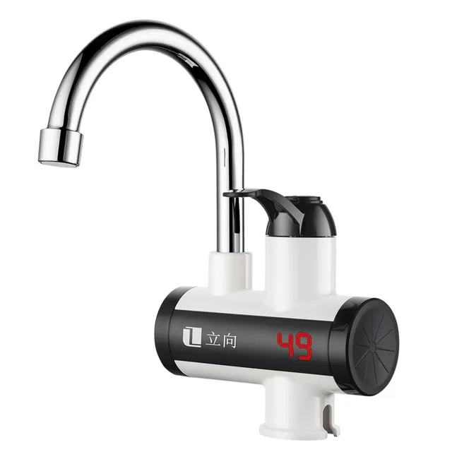 Chauffe-eau électrique de cuisine, robinet d'eau chaude instantanée, robinet de chauffage froid, chauffe-eau instantané sans réservoir 1
