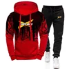 CAN-AM BRP 2022 Men's New Tracksuit Printing Gradient Color Hoodies Cotton Harajuku Hooded Tops And Pants Casual Sweatpant Sets 3