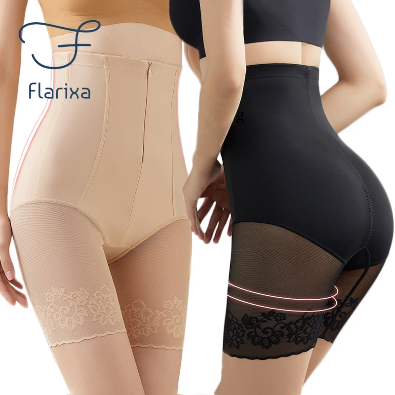 

Шорты Flarixa женские с высокой талией, моделирующее нижнее белье, моделирующее белье для ягодиц