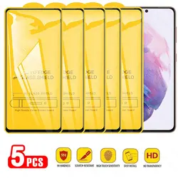 5 - Pack Tempered Glass Screen Protector Film - 5 Pieces (Galaxy A50 A50S)