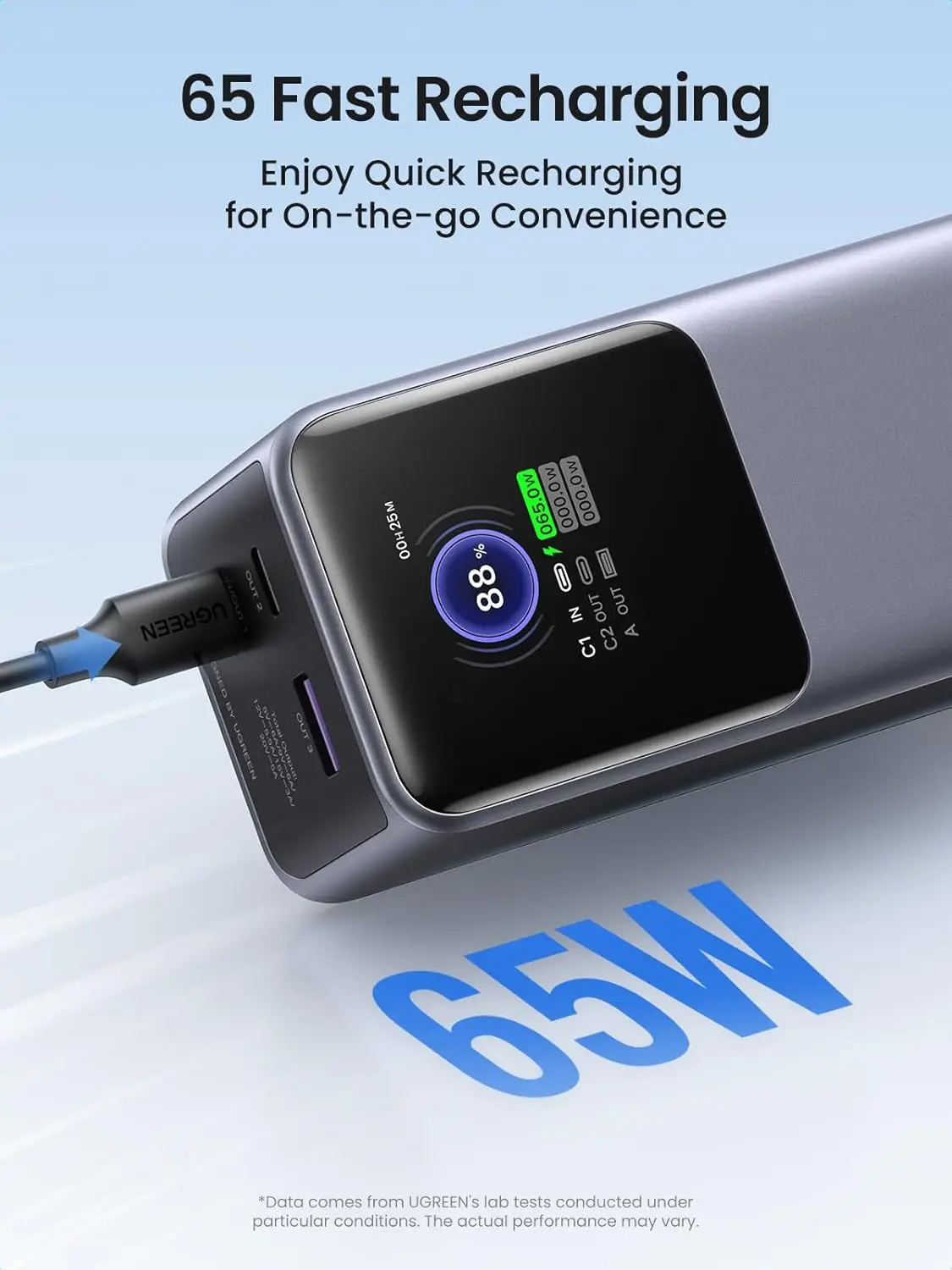 UGREEN Nexcode 25000mAh パワーバンク 200W UGREEN Nexode モバイルバッテリー 25000mAh 200W