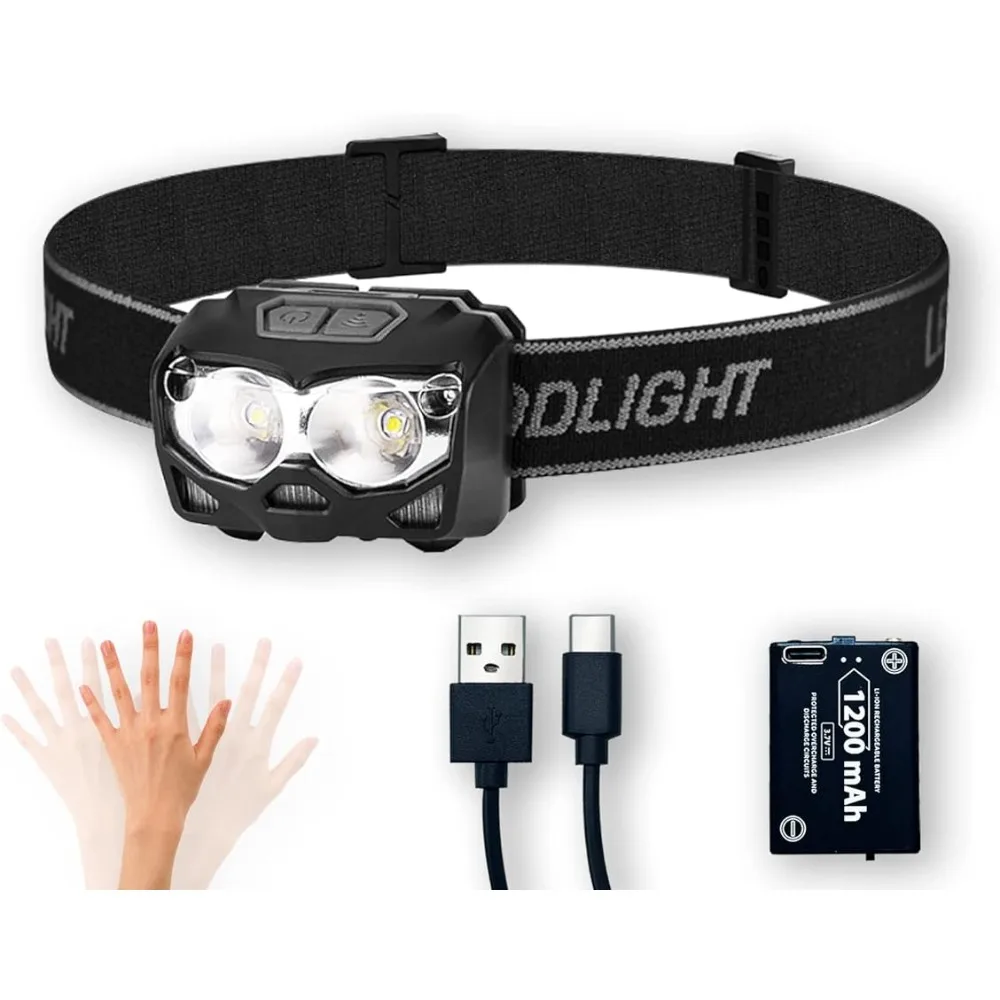 Налобный фонарь с USB-C