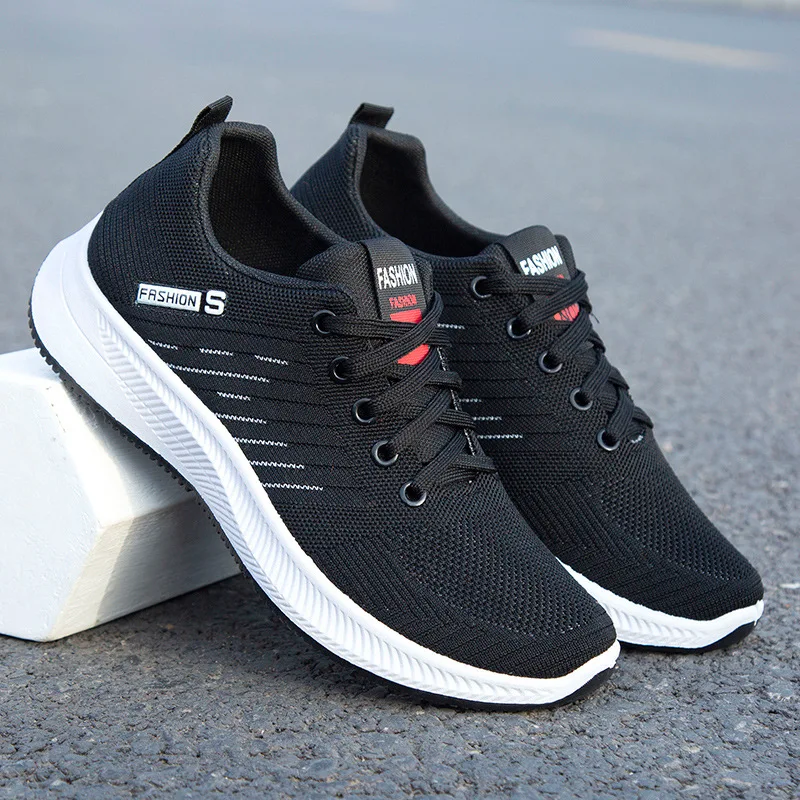 

2024 Summer Men's Sports Shoes Breathable Mesh Comfortable Sneakers Thick Sole Platform Casual Running Mens Shoe Zapatos Hombre
