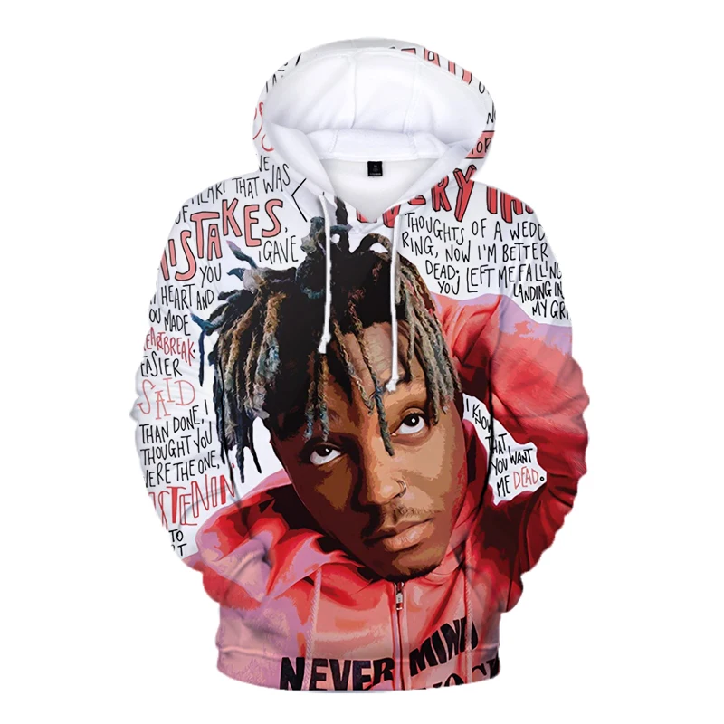 Hot Juice WRLD 999 Print 3d Hoodie Men Women Funny Pullover Unisex Fashion  Juice WRLD Print Women Tops