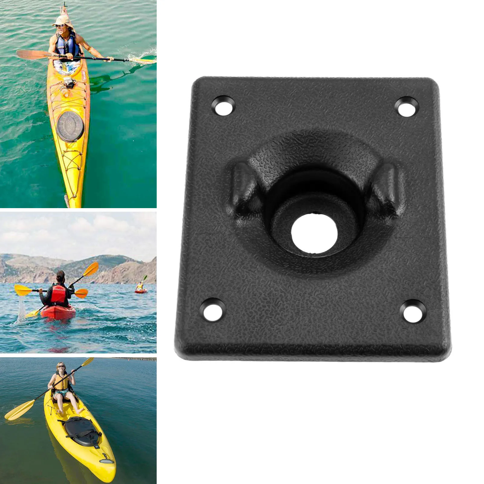 1 Pc ABS Kayak Fishing Boat Dinghy Canoe Rudder Steering Direction Control System Handle Grip Base Mount Rowing Boat Accessories kayak tail rudder steering system control kit for direction control