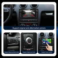 CarPlay sans fil Android Auto pour Audi A3 8P S3 2003-2012 Navigation GPS Multimédia BT Radio de voiture OEM Caméra 6