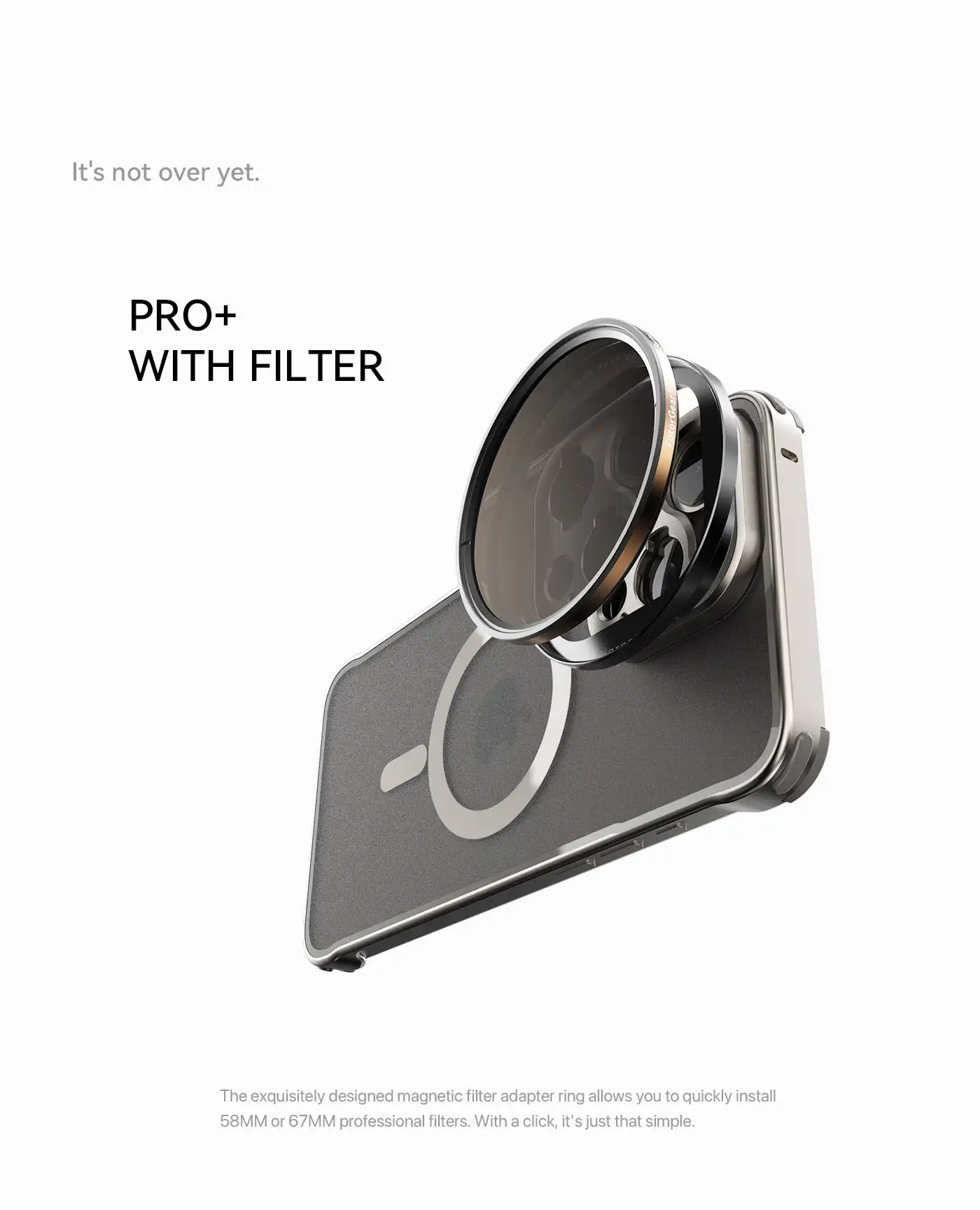Fotorgear Photography Phone Case with T-mount Lens Thread for iPhone 16 Pro/ 16