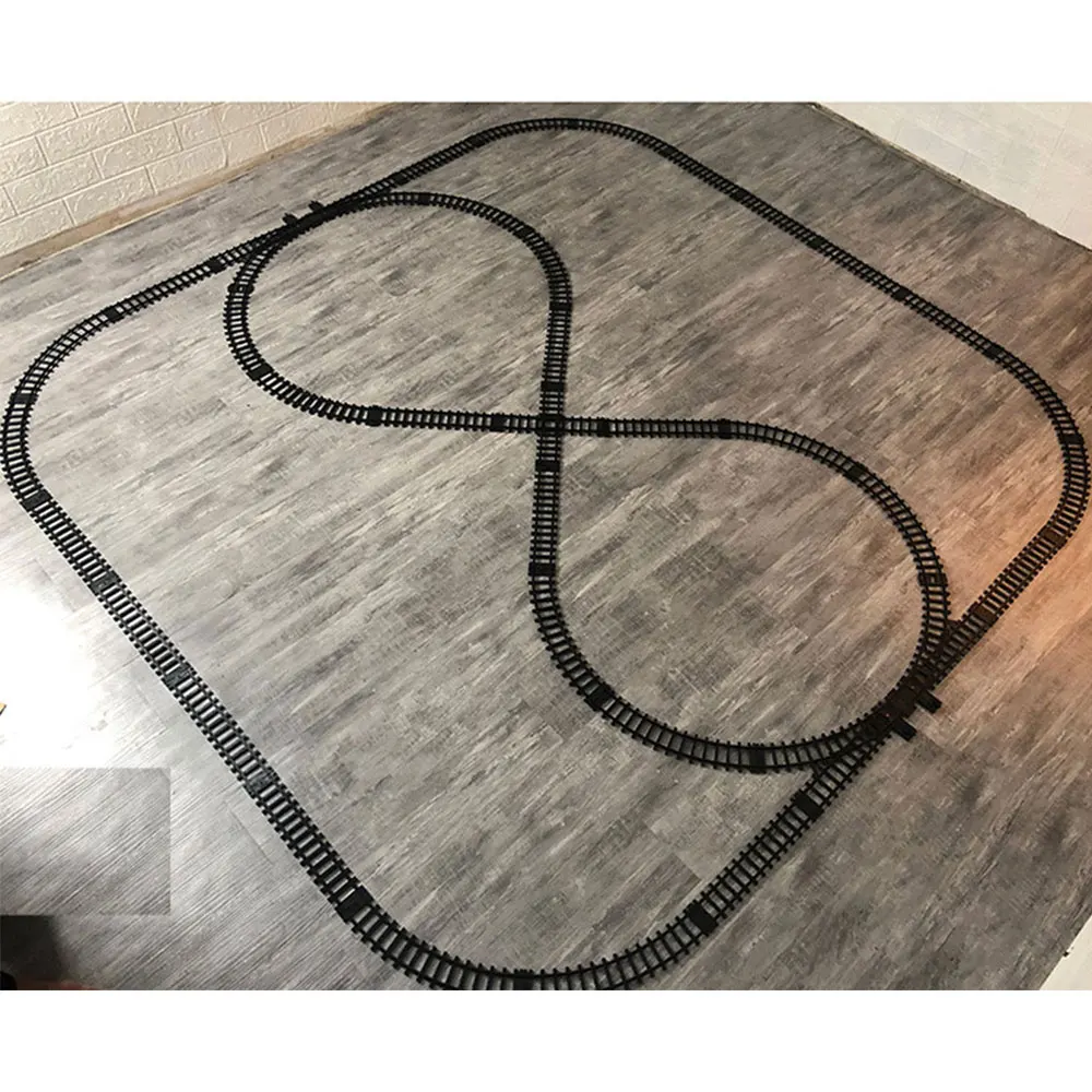 City Trains Rail Track Crossing Expansion Classical Train Flexible