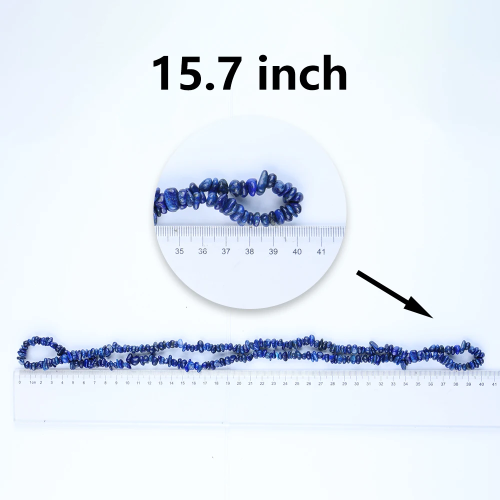 A + 천연 15.7 인치 청금석 불규칙한 스트랜드 비즈, 쥬얼리 제작 팔찌 목걸이 바느질 DIY 액세서리