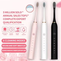 Xiaomi Sonic Electric Toothbrush For Adults IPX7 Waterproof DuPont Brush Head USB Rechargeable 6 Modes With Replacement Heads 2