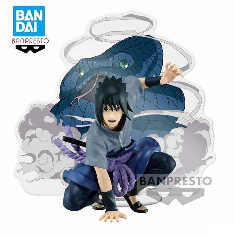 

In Stock Original Bandai Banpresto Naruto Uchiha Sasuke 12CM Action Figure Anime Collectible Boxed Model Doll Toy Birthday Gift