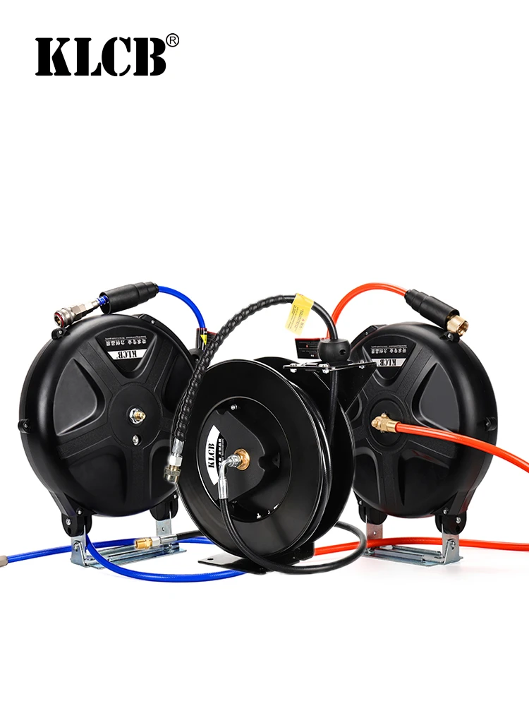 Multisize Car Wash Hose Reel Automatic Hose Reel 180 Degree Free