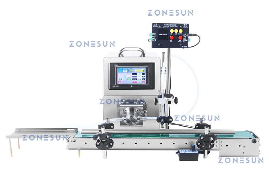 ZONESUN ZS-DTCP1 Máquina automática de enchimento de líquido com bomba de cerâmica de bico único