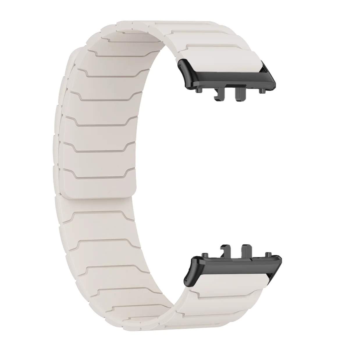 Magnetic Silicone Adjustable Strap for Smart Bracelet Wristbands
