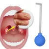 Tonsil Stone Remover Tonsil Stone Removal Tool Right Angle PVC Suction Ball Reduce Bad Breath Throat Suction Tube Mouth Cleaner 4
