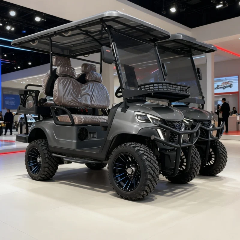 سعر جيد سيارة نادي كهربائي 4 مقاعد عربات الغولف بط...