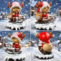 ⁦مجسم توني توني تشوبر (ون بيس) بزي الكريسماس بطول 16 سم | One Piece Tony Tony Chopper Christmas Edition Action Figure 16cm⁩ - الصورة ⁦6⁩