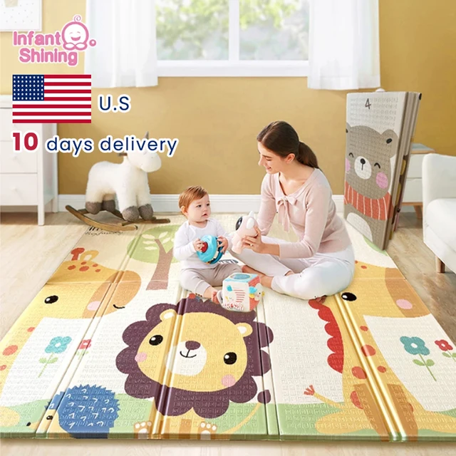 Infant Shining Baby Mat Playmat Kids Carpet Baby Play Mat 200*180*1cm Foam XPE Puzzle Game Pad for Infants Educational Soft Mat 1