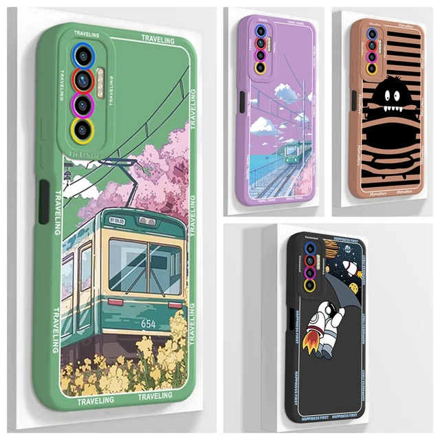 Case For Tecno Camon 17p Phone Cover Cg7 Cg7n Soft Silicone Straight Edge Funda Bumper For.jpg