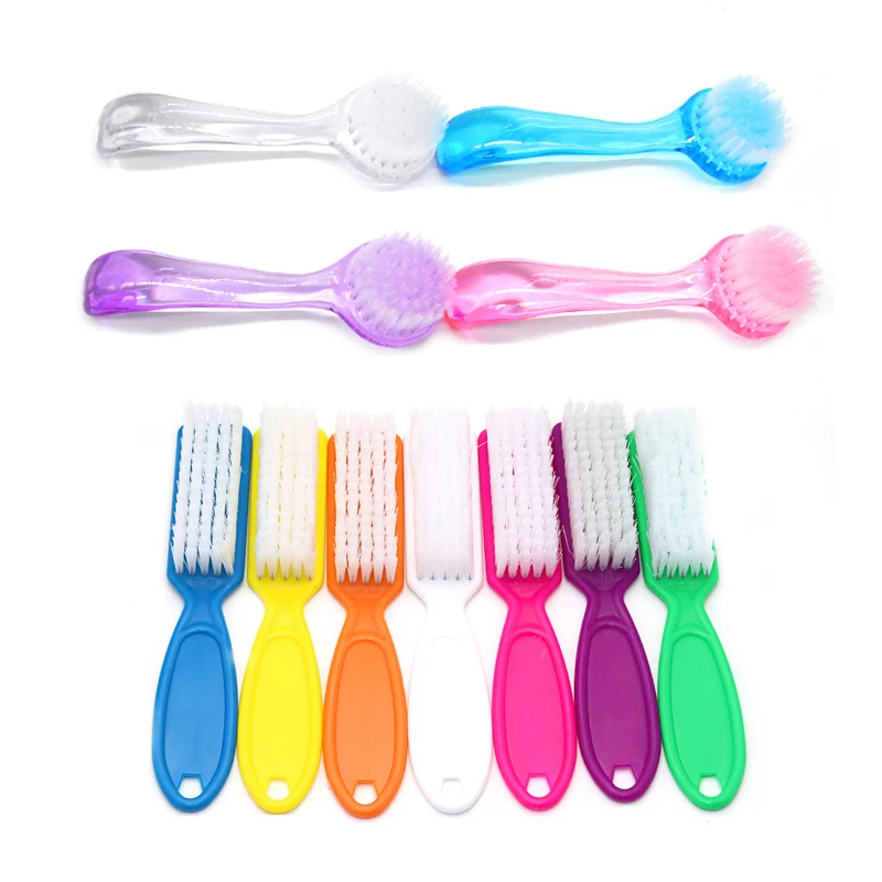 

20/10 Pcs/Lot Long Handle Plastic Nails Art Cleaning Brush Clean the Dust Powder Manicure Pedicure Tool Nail Accessories Brushes