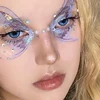 Flash Butterfly Temporary Tattoo Sticker Eye Face Makeup Decoration Flash Fairy Body Art Flash Butterfly Waterproof False Tattoo 1