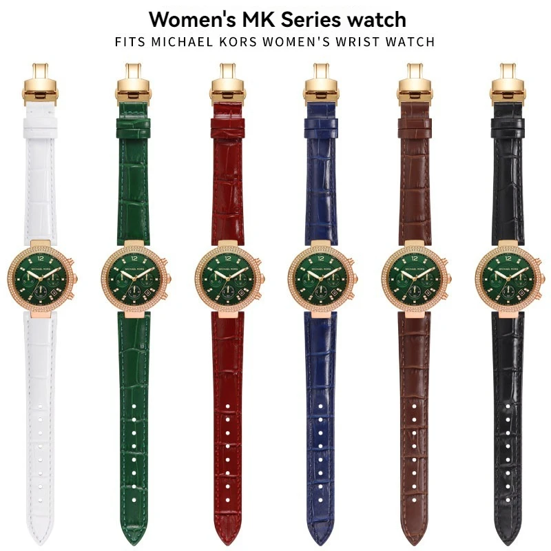 Premium Leather Watch Strap - Notch Cowhide Calfskin Bands (18x10mm & 20x12mm)