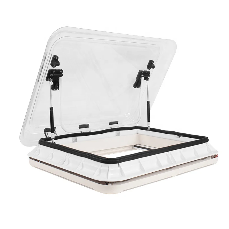 RV Sunroof Retrofit Acessórios com Luz LED, Resistente a UV, Insert