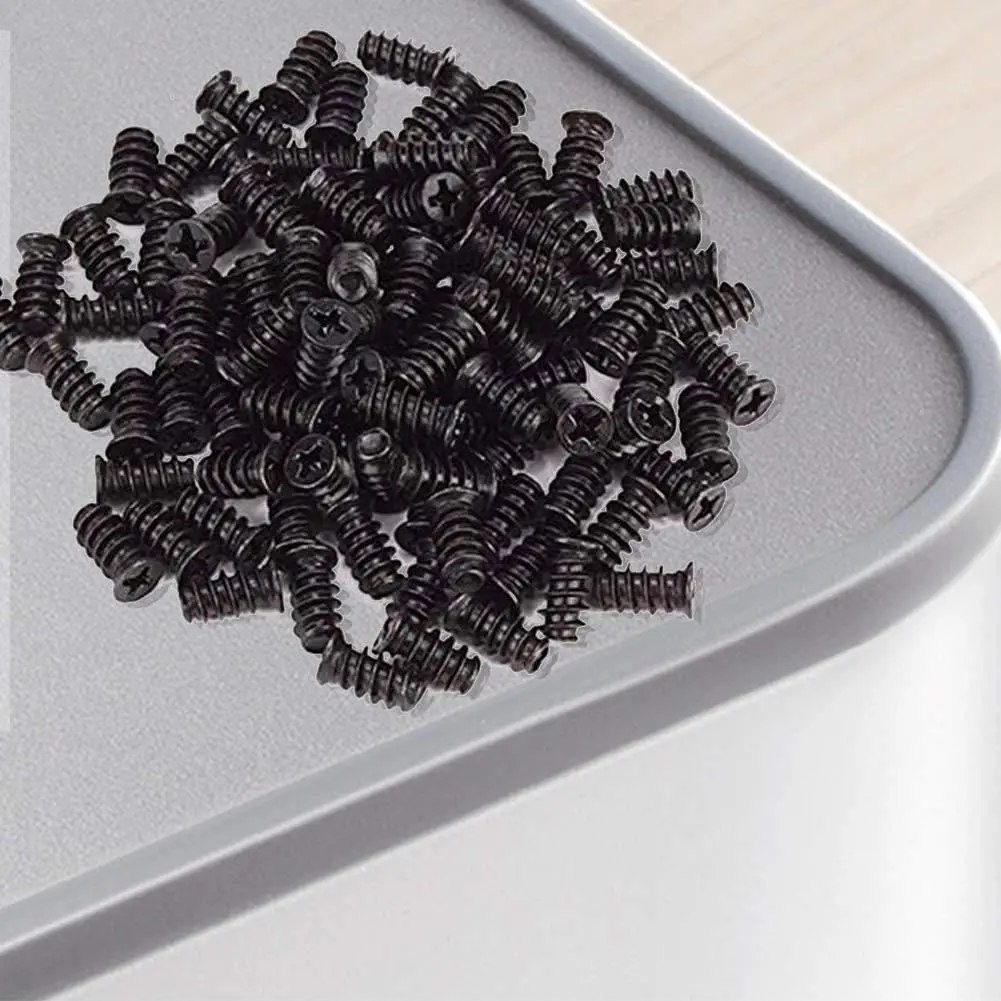 20/30/50/100 PCS Computer Case Fan Screws Black PC