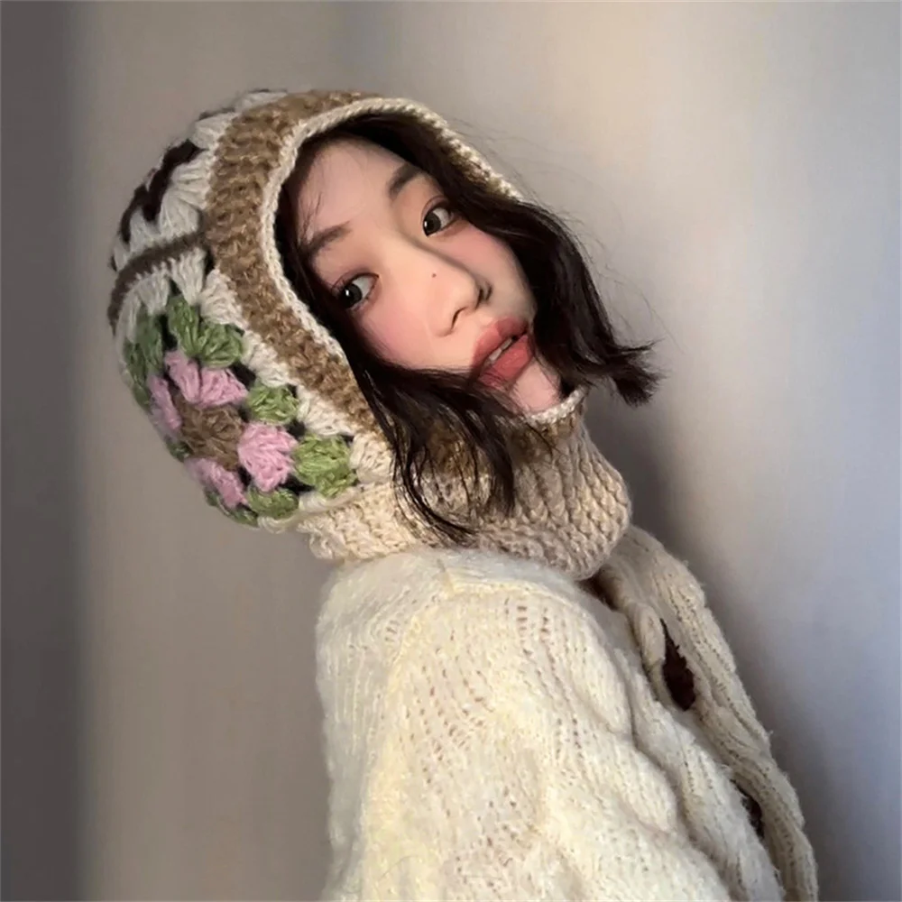 

Korean Velvet Ear Protection Lei Feng Hat Women Winter Simple Ski Cycling Hat Thickened Cold Protection Warm Flying Bomber Hats