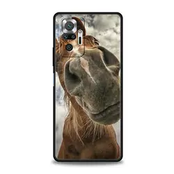 Elegant Horse Design Soft Cover Phone Case for Redmi 14C (A7)