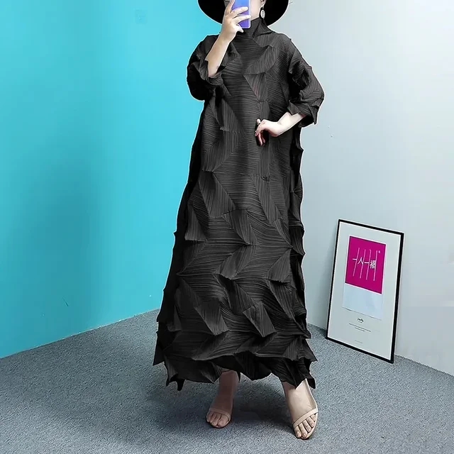 110587-f87304.jpg Robes africaines personnalisées pour femmes Dashiki plissé gland Abaya mode musulmane Robe Maxi caftan Boubou Robe Robe afrique Clot