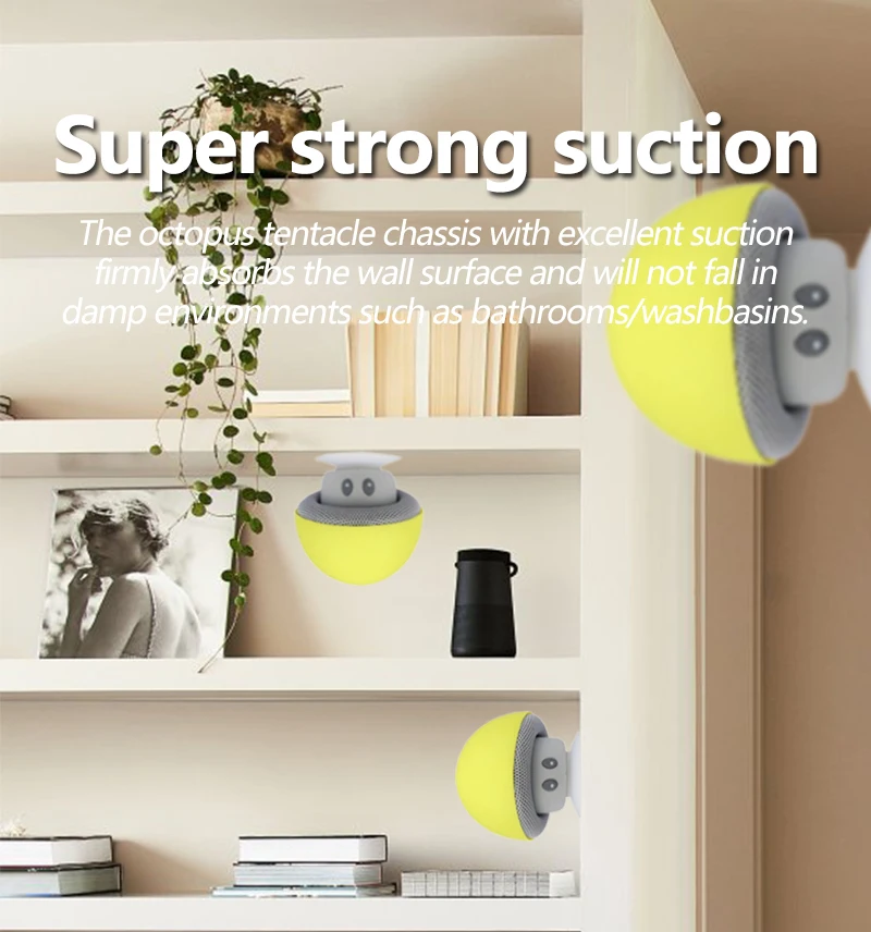 Mini Mushroom Bluetooth Speaker Creative Mini Suction Cup Portable Smart Speaker for Phones Cross-border Cartoon Gift wireless bluetooth speaker portable bluetooth speaker portable speakers audio speakers