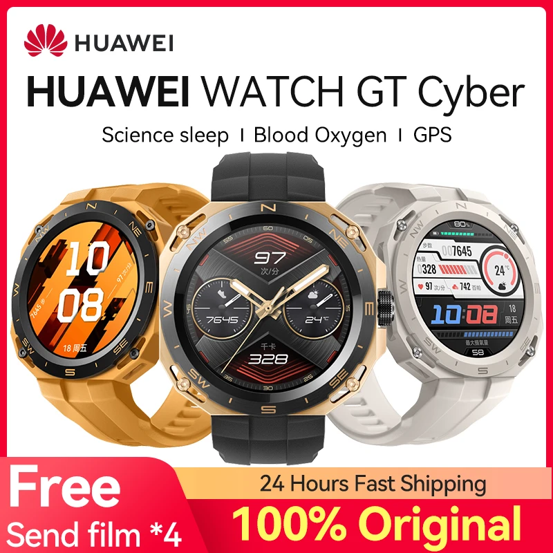 HUAWEI SMART WATCH GT Cyber Intelligent Motion Bluetooth Call GPS Heart