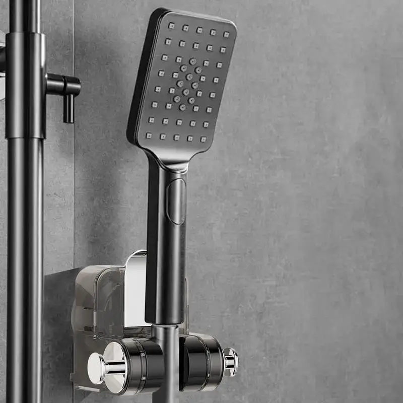 

Регулируемая душевая стойка с присоской