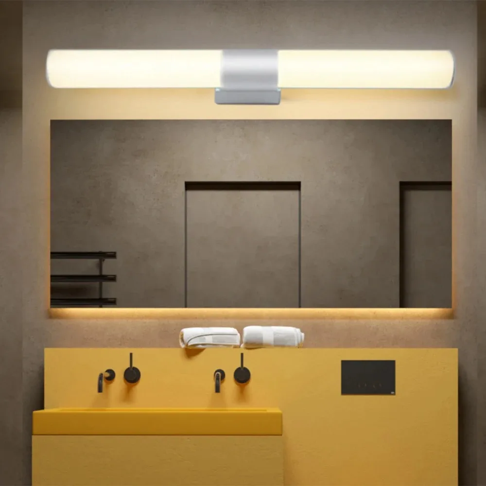 Joyinled LED Bathroom Mirror Light 12W Waterproof Wall Sconce Lamp with cold warm white for Vanity Cabinet Indoor Lighting