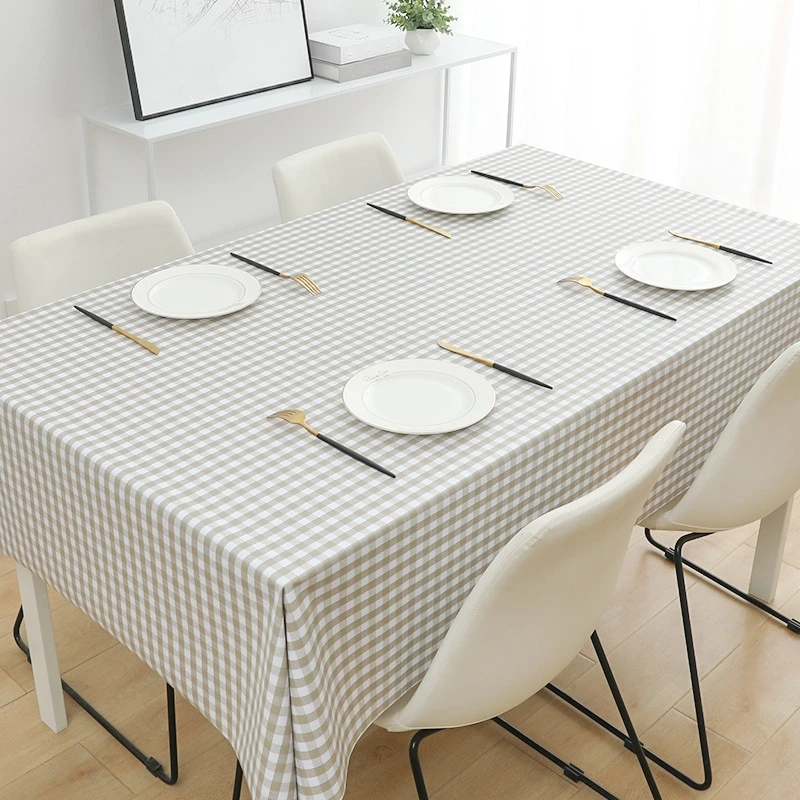 Table cloth rectangular tablecloth plastic PVC rectangle waterproof oil proof wipeable for home desk outdoor picnic mat