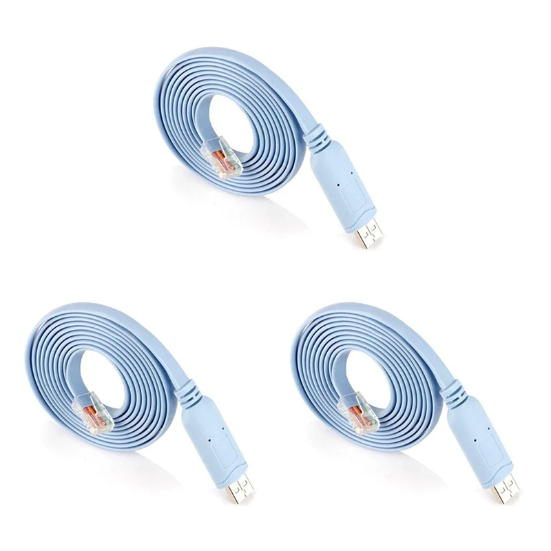 

3 шт., Кабель-адаптер USB к RJ45, 1,8 м