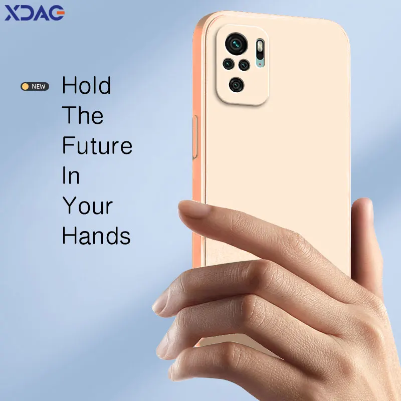 Stylish Square Liquid Soft Shockproof Phone Case