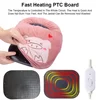 USB Charging Electric Foot Heating Pad Universal Soft Plush Washable Foot Warmer Heater Foot Warming Device Thermostat Mat 5