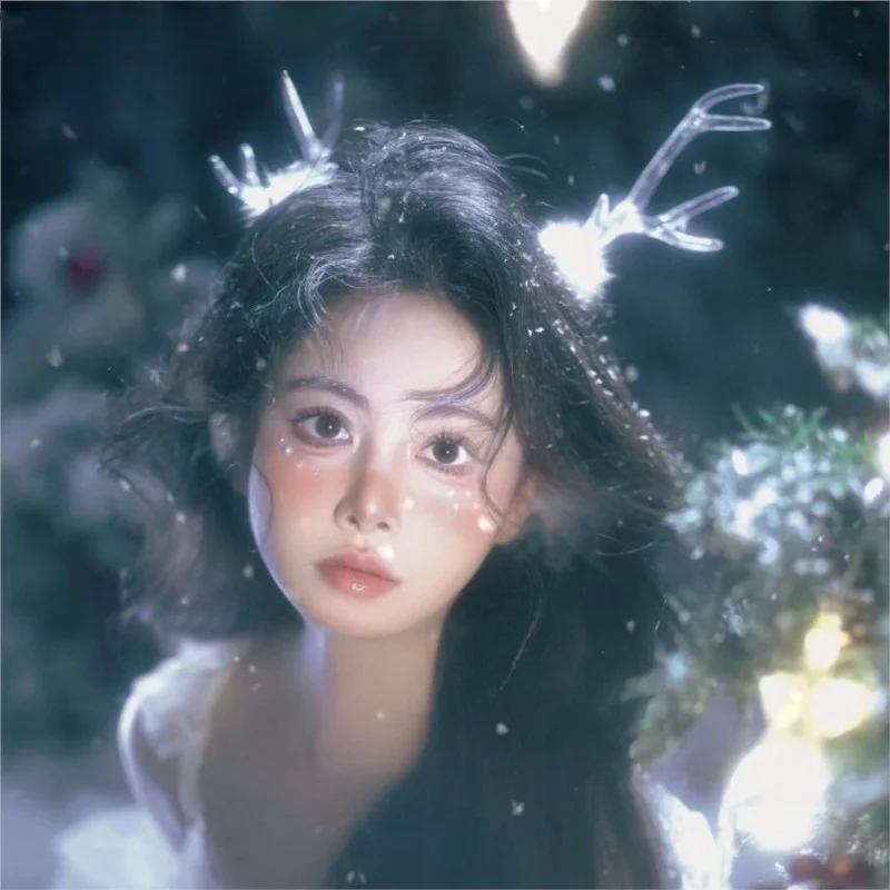 Transparent Hair Accessories Christmas Han Chinese Clothing Cute Ball Clip Dragon Girl Headdress