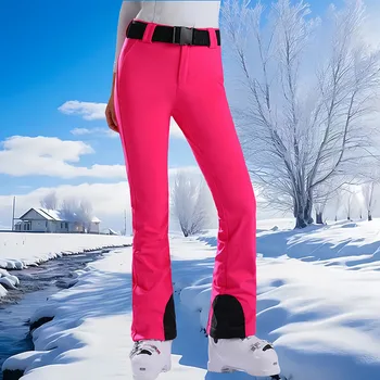 Winter Snowboarding Pants Thermal Skiing Pants New Slim Fit Women Snow Trousers Waterproof Clothes Outdoor Windproof Ski Pants 1