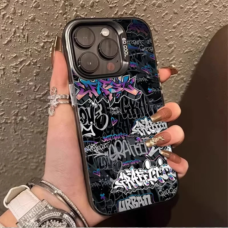 Graffiti Art Pink & Black Phone Case