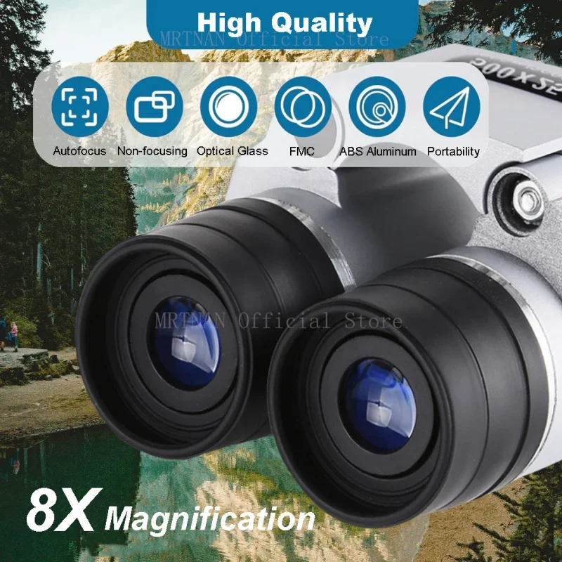50000m Professional Powerful Binoculars Automatic Focusing Telescope HD High-magnification Low-light Portable Outdoor Binoculars 6