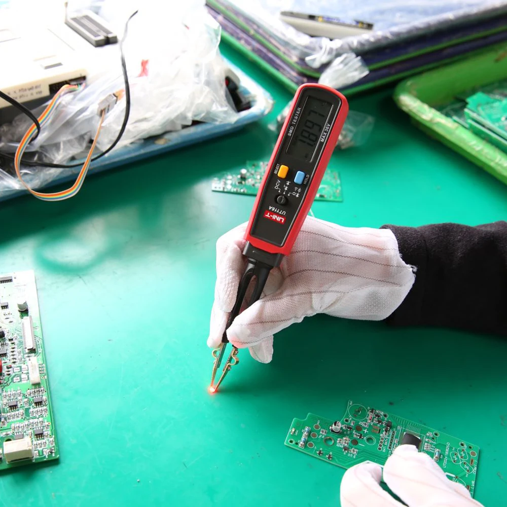 UNI-T UT116A UT116C Digital Tweezers Smart SMD Tester Professional LED Diode Electronic Component Tester Electrical Multimeter 5