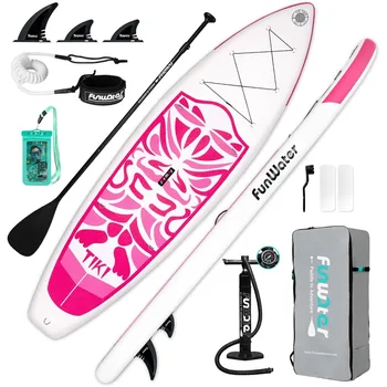 Inflatable Ultra-Light Stand Up Paddle Board for All Skill Levels with Premium SUP Paddleboard Accessories 1
