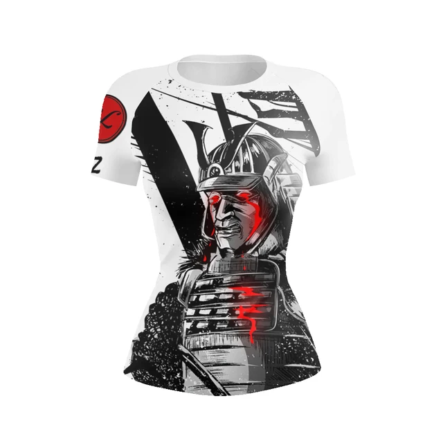 Anti-Odor Tight Short Sleeve Women Rash Guard - MMA Gym & Surfing Shirt - UPF 50+ Quick Dry Athletic Top for Training & Swimwear 6