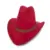 Cowboy Hat for Men Women Felt Wide Brim Cowgirl Hat with Strap 20