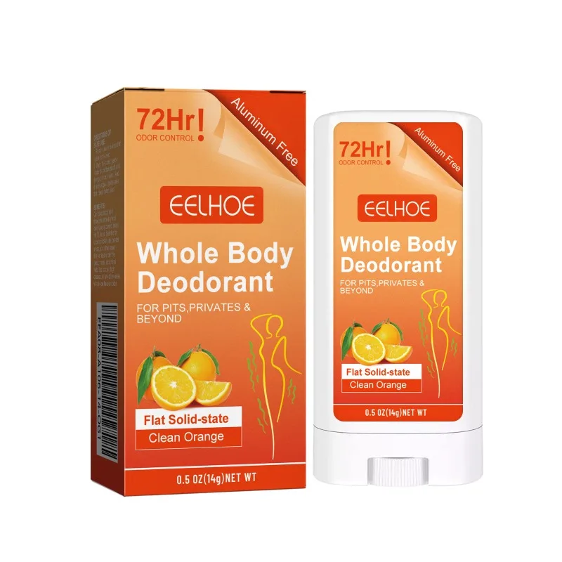 14g Whole Body Deodorant Covering Body Odor Deodorant Summer Refreshing Lightening Care Stick Natural Plants Portable Fragrance
